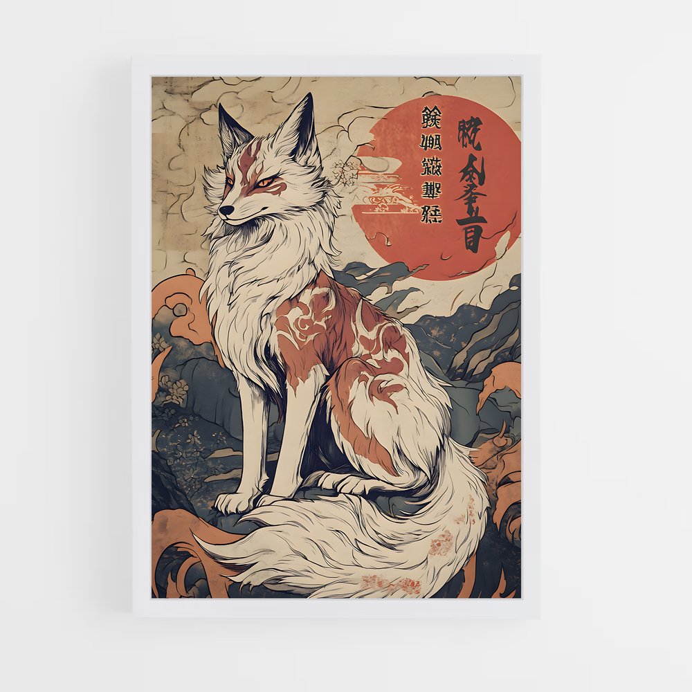 ap-kitsune-4 cadre Blanc
