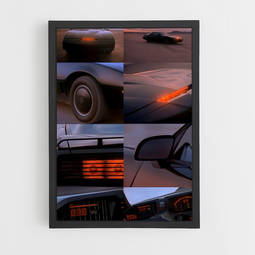 ap-kitt knight rider-1 cadre Noir
