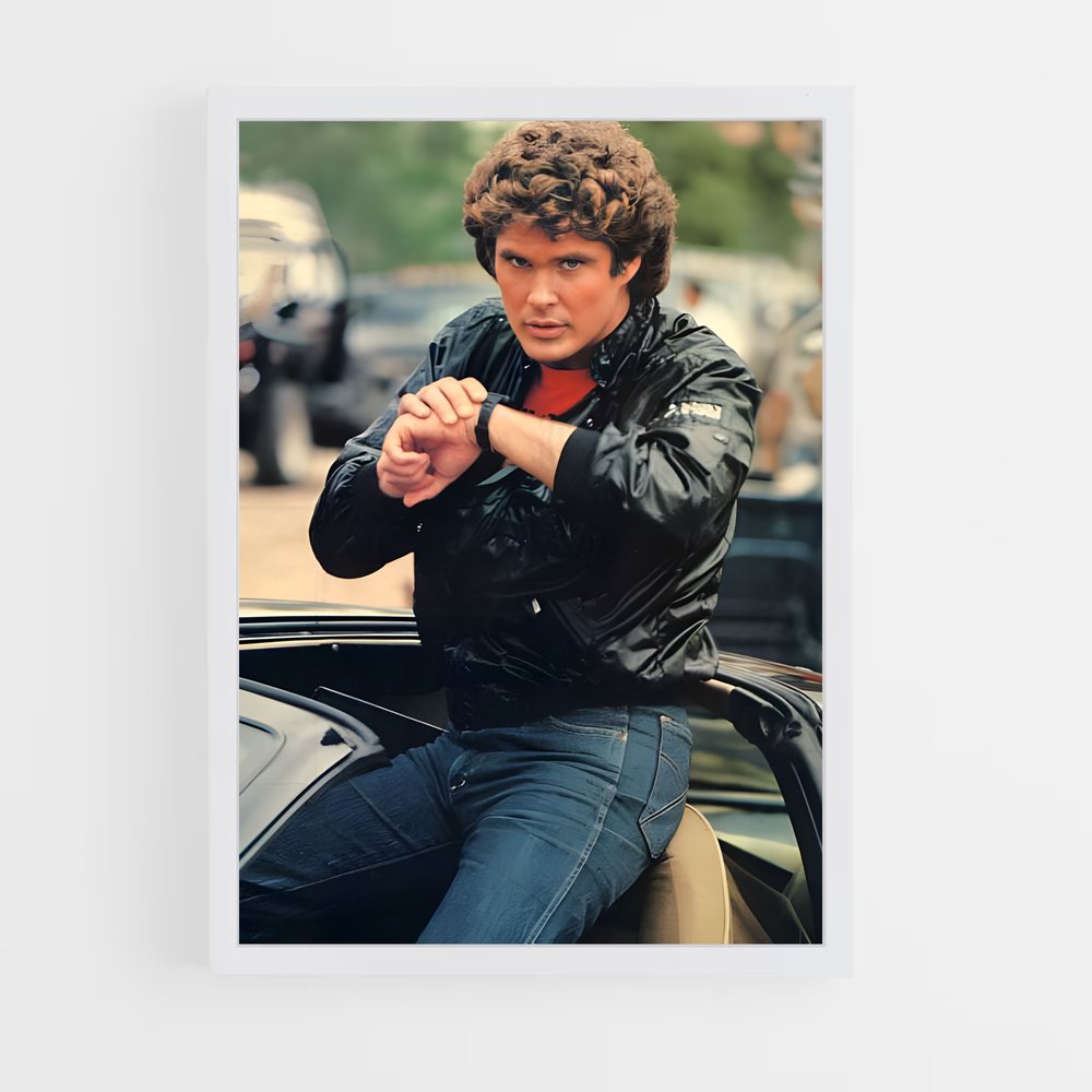 ap-kitt knight rider-3 cadre Blanc