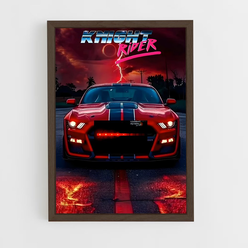ap-kitt knight rider-4 cadre Bois foncé