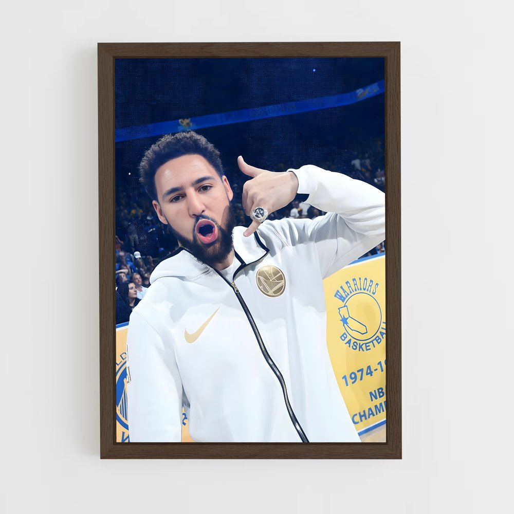 ap-klay thompson-1 cadre Bois foncé