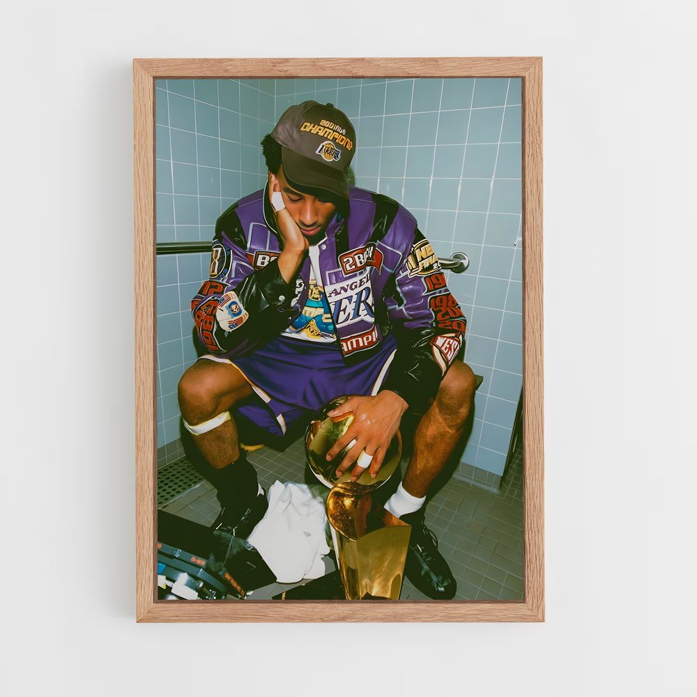 ap-kobe bryant-1 cadre Bois clair
