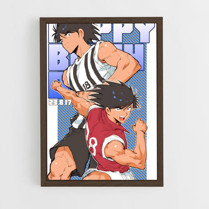 ap-kojiro hyuga-2 cadre Bois foncé
