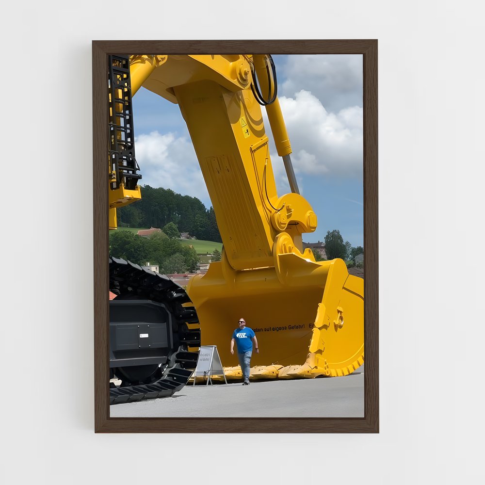 ap-komatsu pc8000 excavator-1 cadre Bois foncé