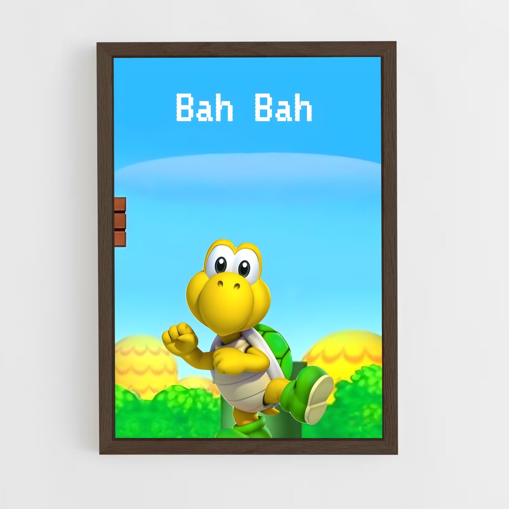ap-koopa troopa-1 cadre Bois foncé
