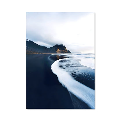 Poster Plage Noire