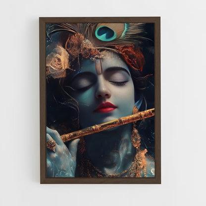 ap-krishna-1 cadre Bois foncé