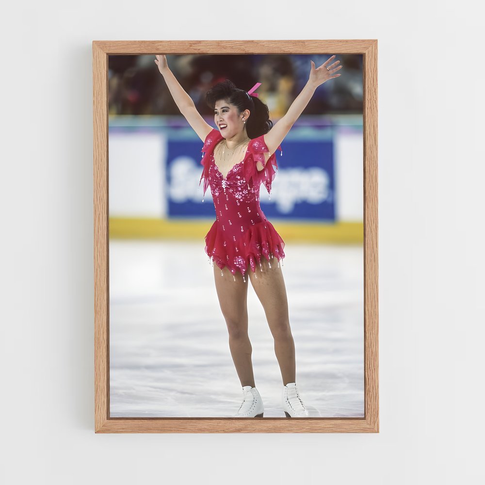 ap-kristi yamaguchi-4 cadre Bois clair