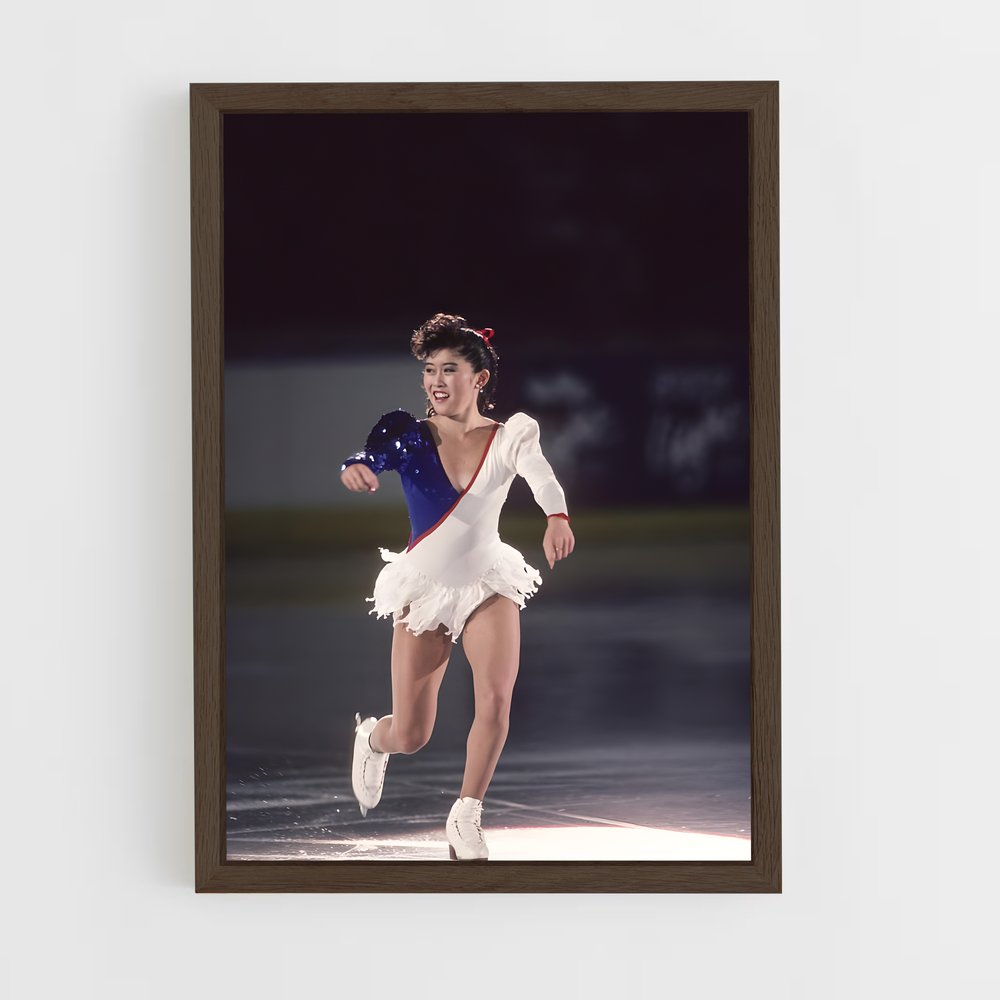 ap-kristi yamaguchi-7 cadre Bois foncé