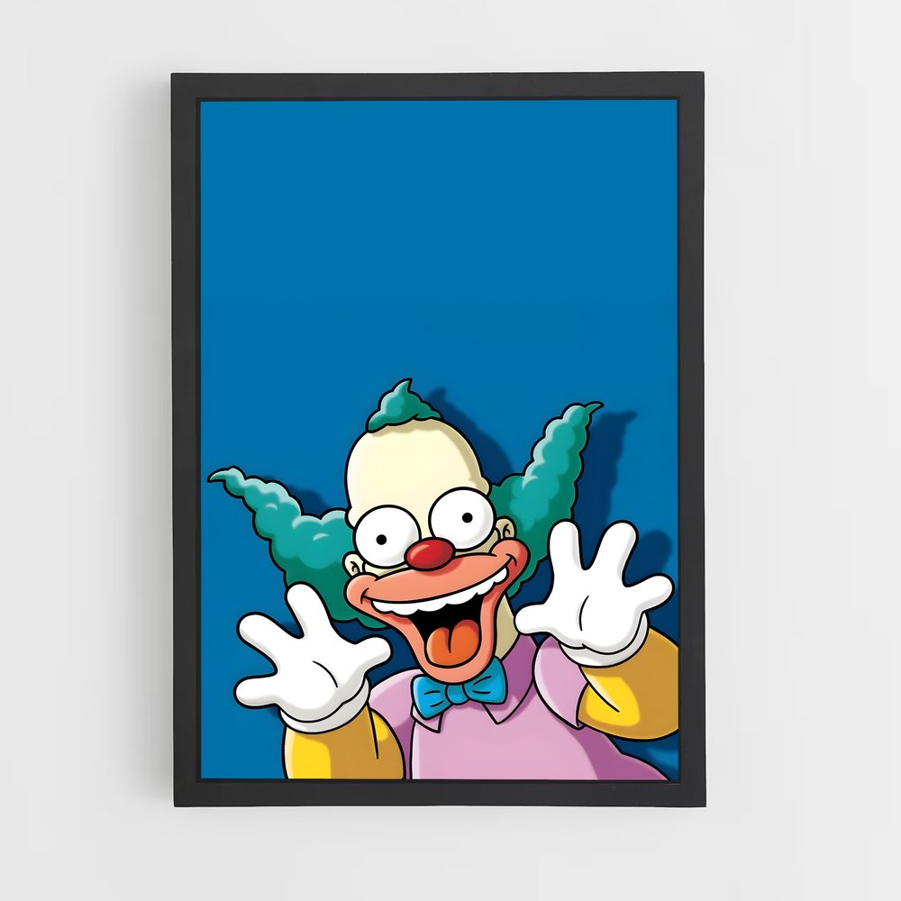 ap-krusty the clown-1 cadre Noir