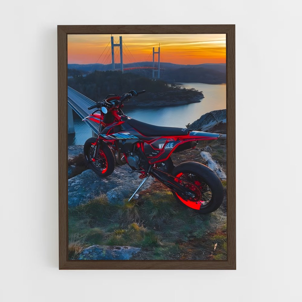 ap-ktm moto-4 cadre Bois foncé