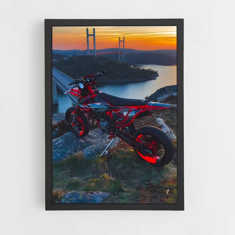 ap-ktm moto-4 cadre Noir
