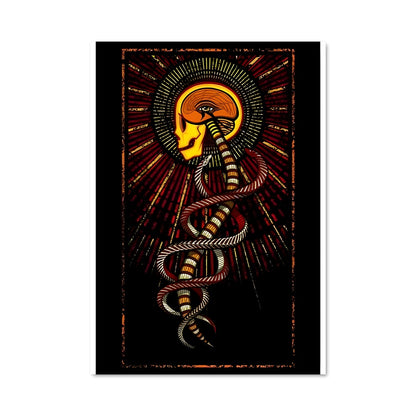Poster Serpent Lumineux