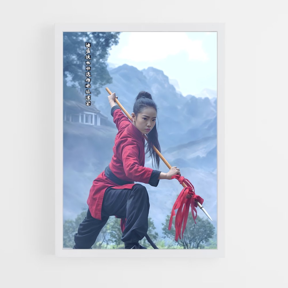 ap-kung fu-3 cadre Blanc