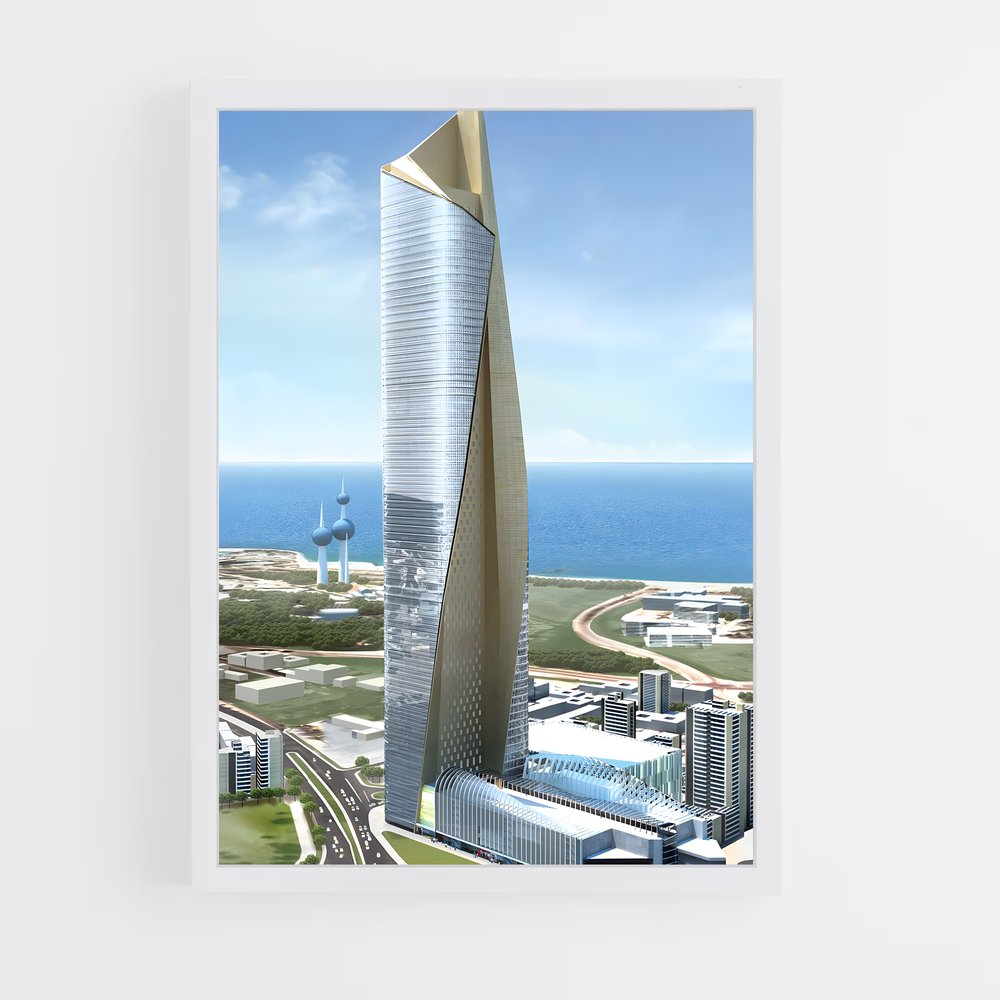 ap-kuwait city-10 cadre Blanc