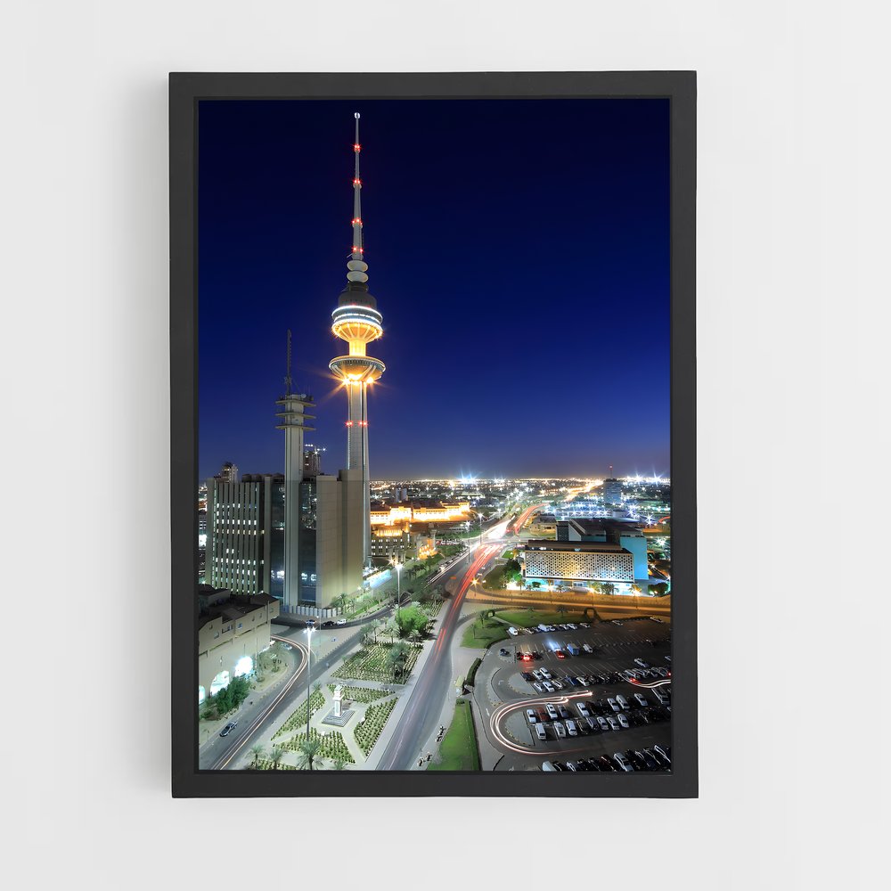 ap-kuwait towers-2 cadre Noir