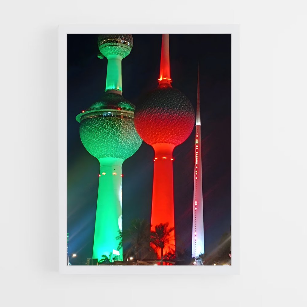 ap-kuwait towers-5 cadre Blanc