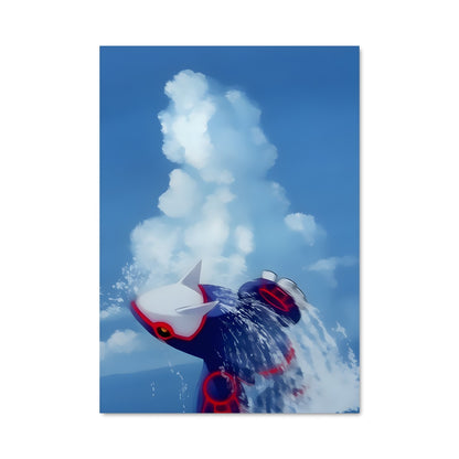 Poster Kyogre en Vol