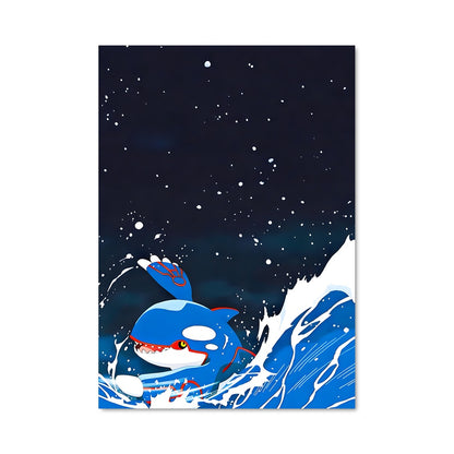 Poster Surfing Kyogre