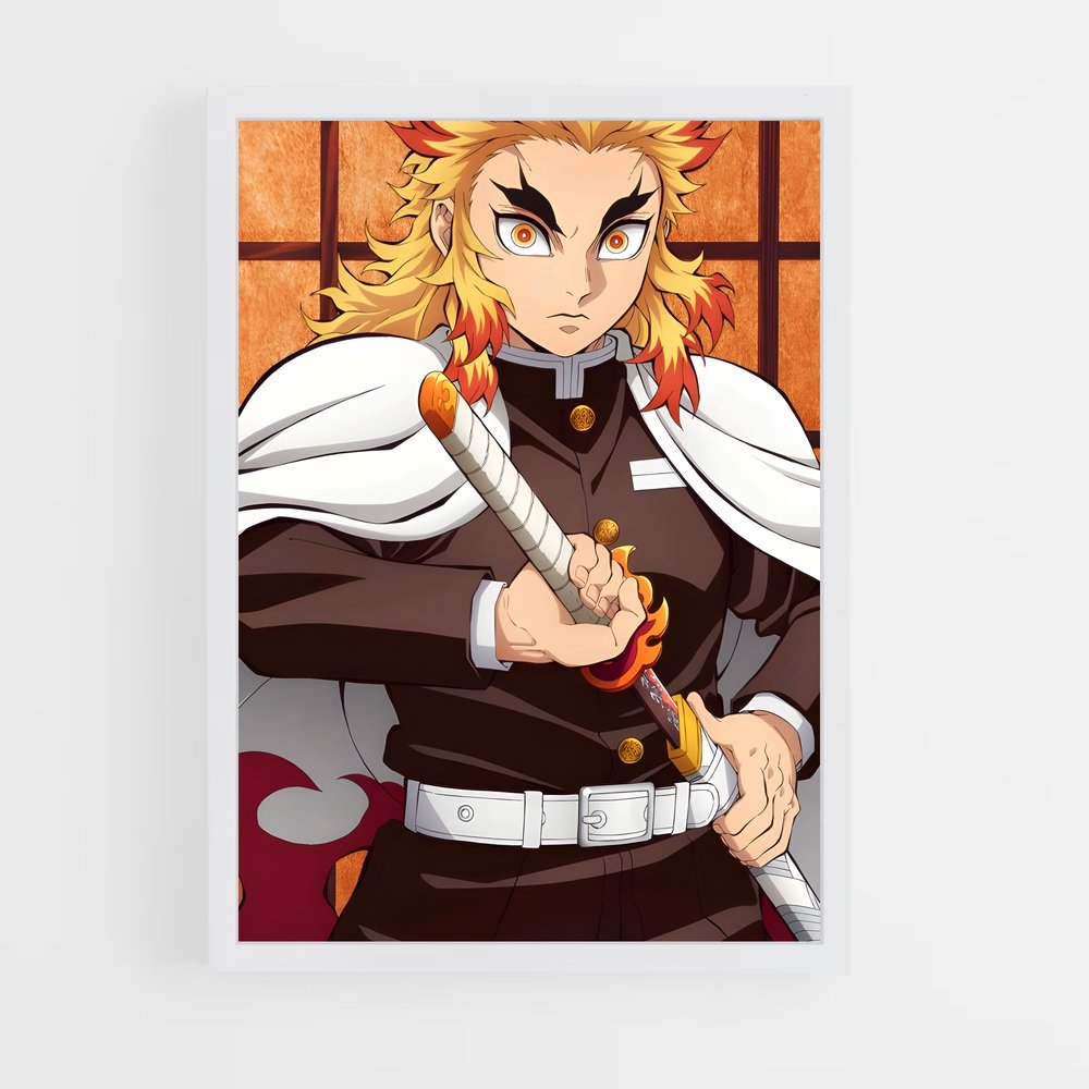 ap-kyojuro rengoku-8 cadre Blanc