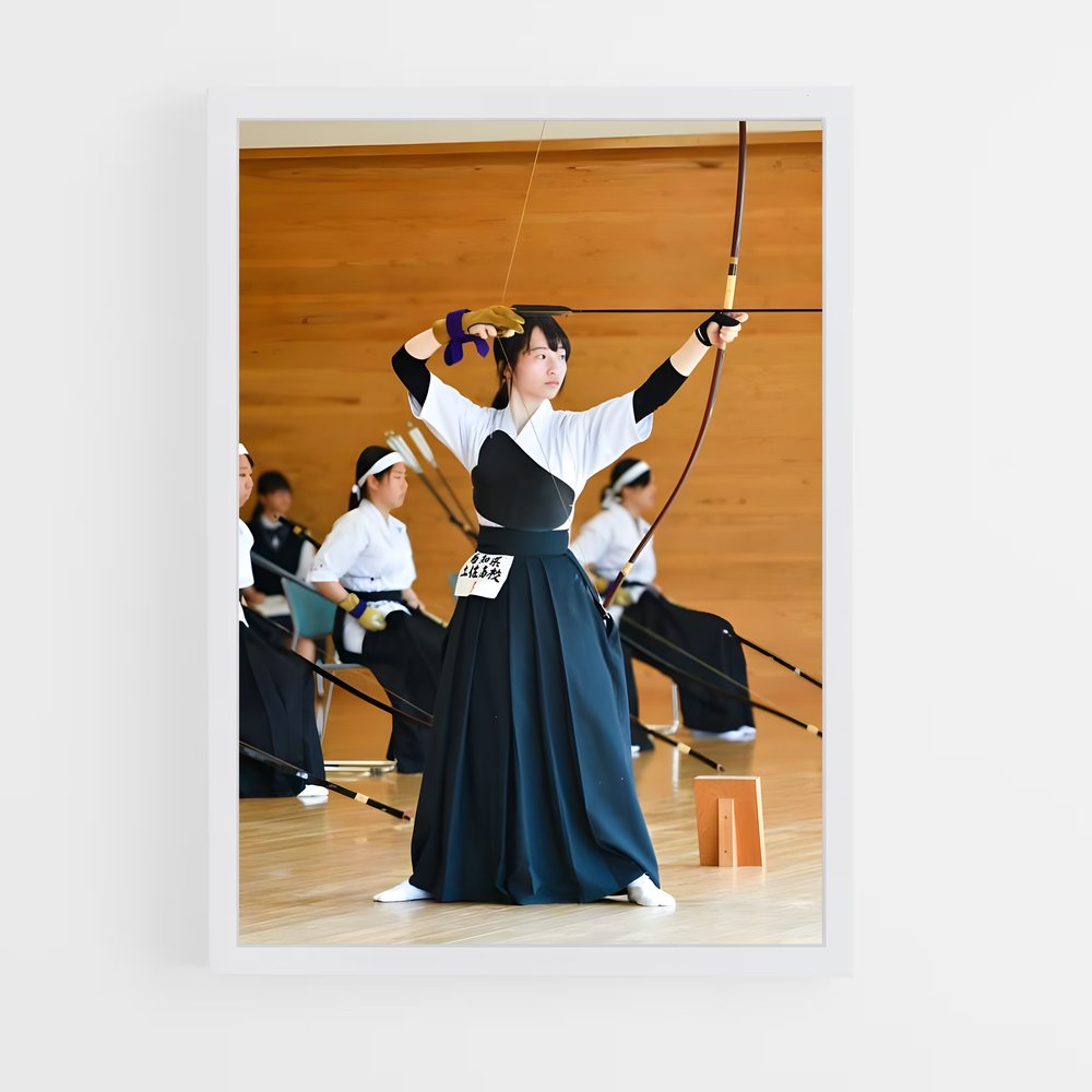 ap-kyudo japanese archery-4 cadre Blanc