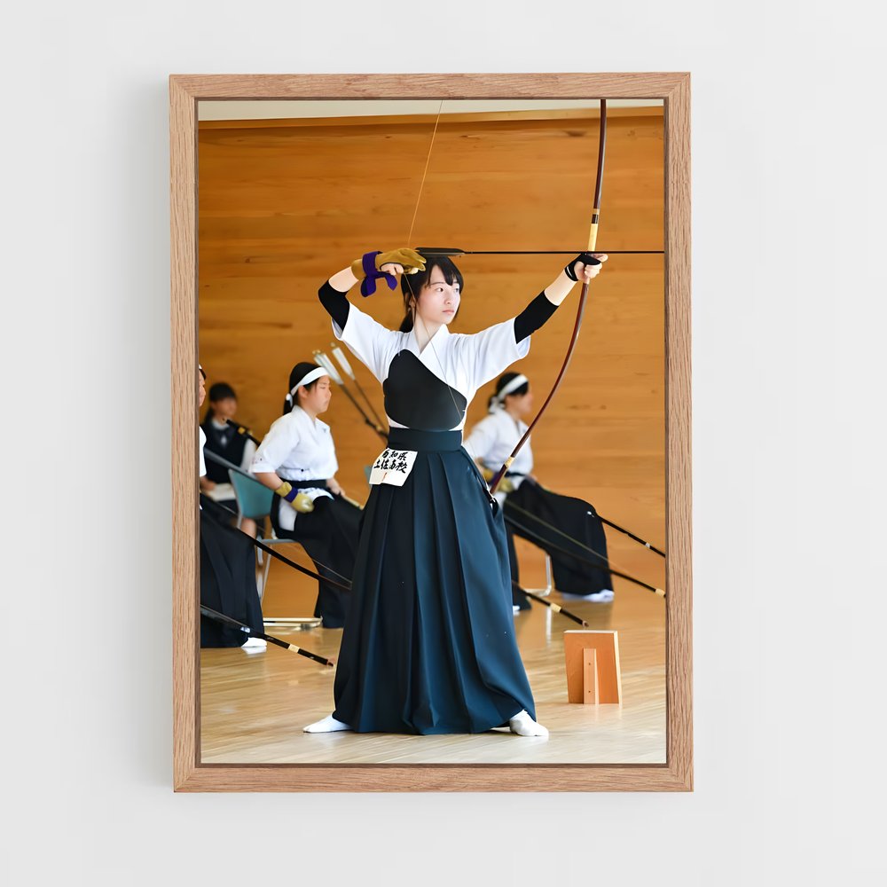 ap-kyudo japanese archery-4 cadre Bois clair