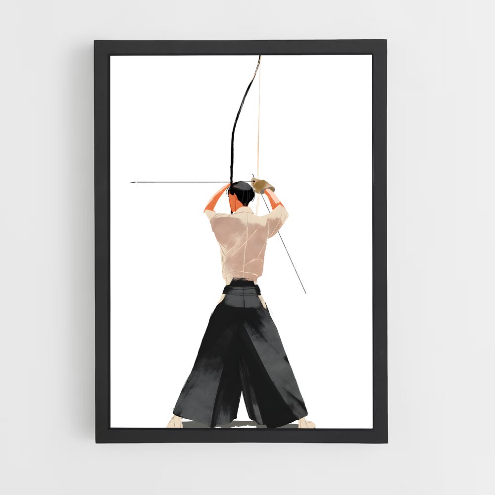 ap-kyudo japanese archery-8 cadre Noir