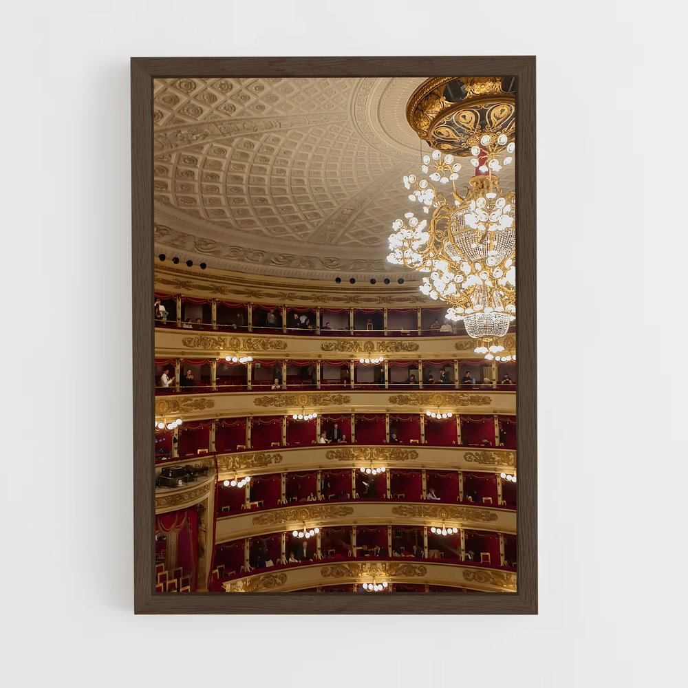 ap-la scala milan-3 cadre Bois foncé