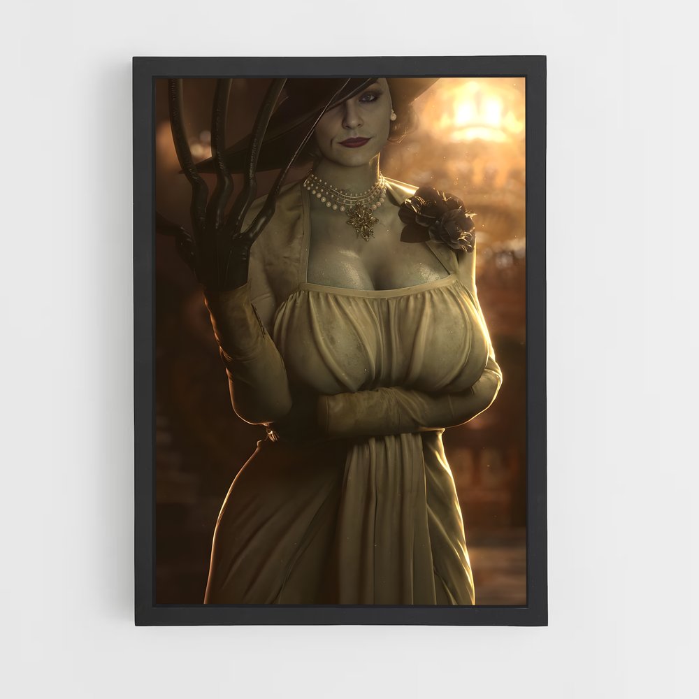 ap-lady dimitrescu-4 cadre Noir