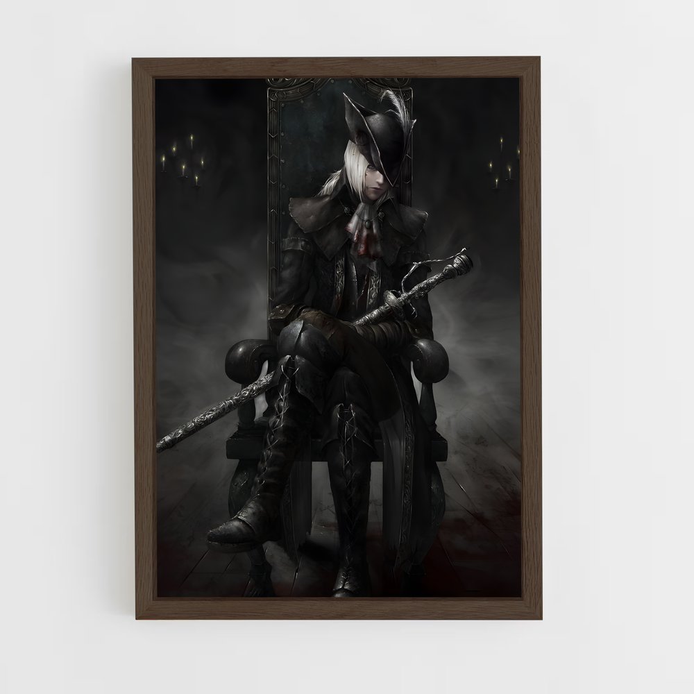 ap-lady maria-4 cadre Bois foncé