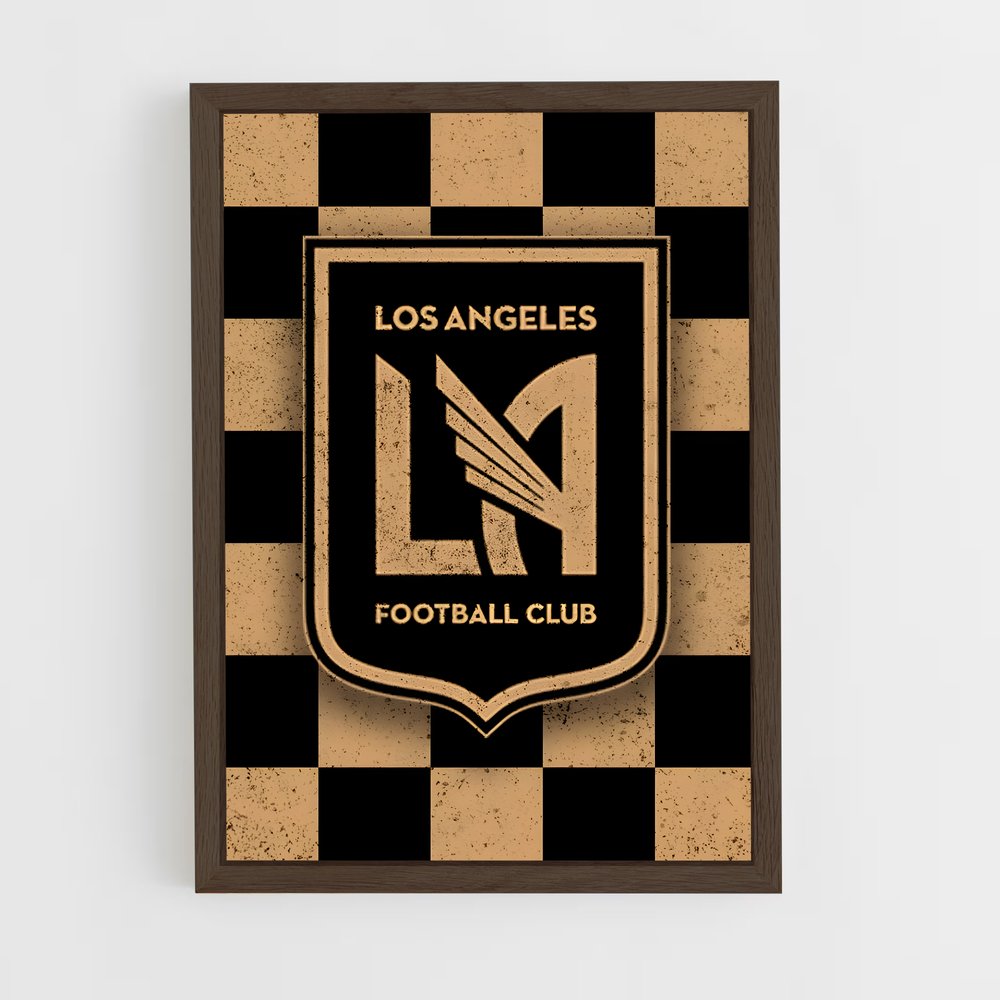 ap-lafc los angeles fc-2 cadre Bois foncé