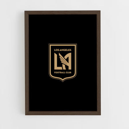 ap-lafc los angeles fc-4 cadre Bois foncé