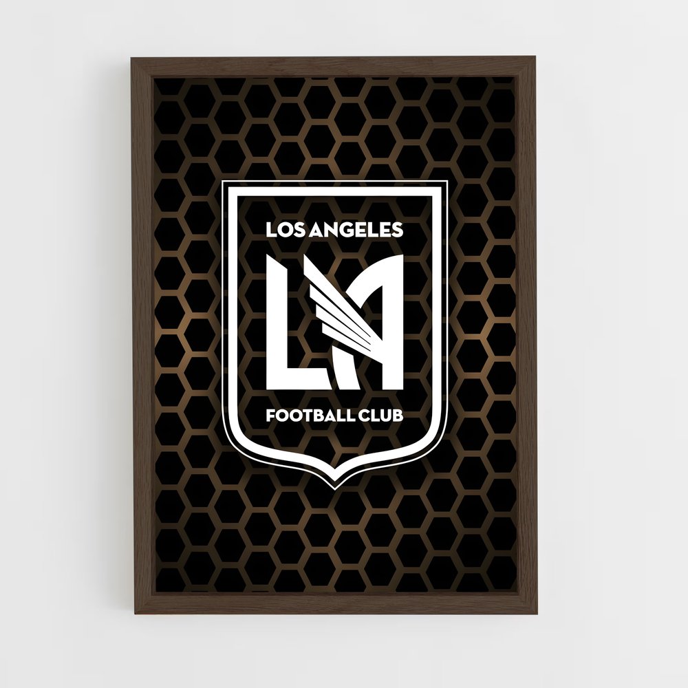 ap-lafc los angeles fc-5 cadre Bois foncé
