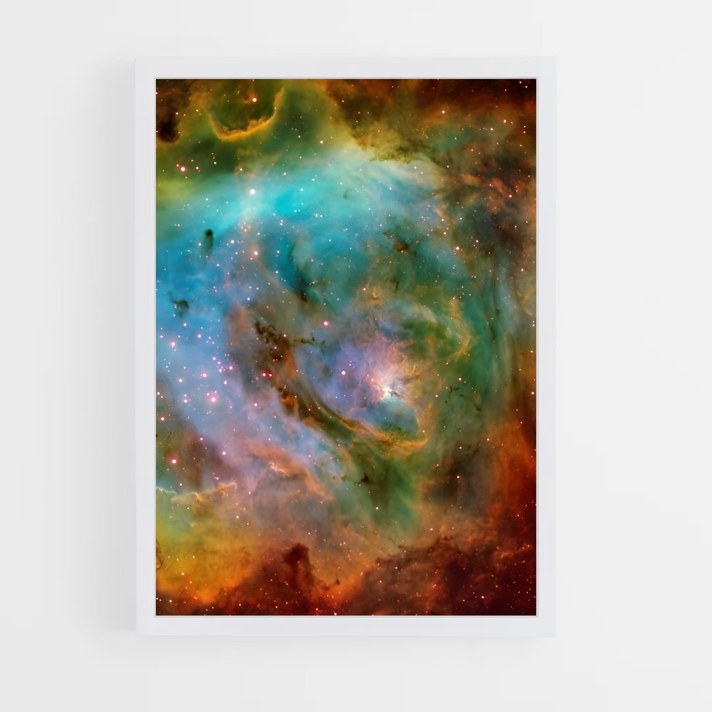 ap-lagoon nebula-3 cadre Blanc