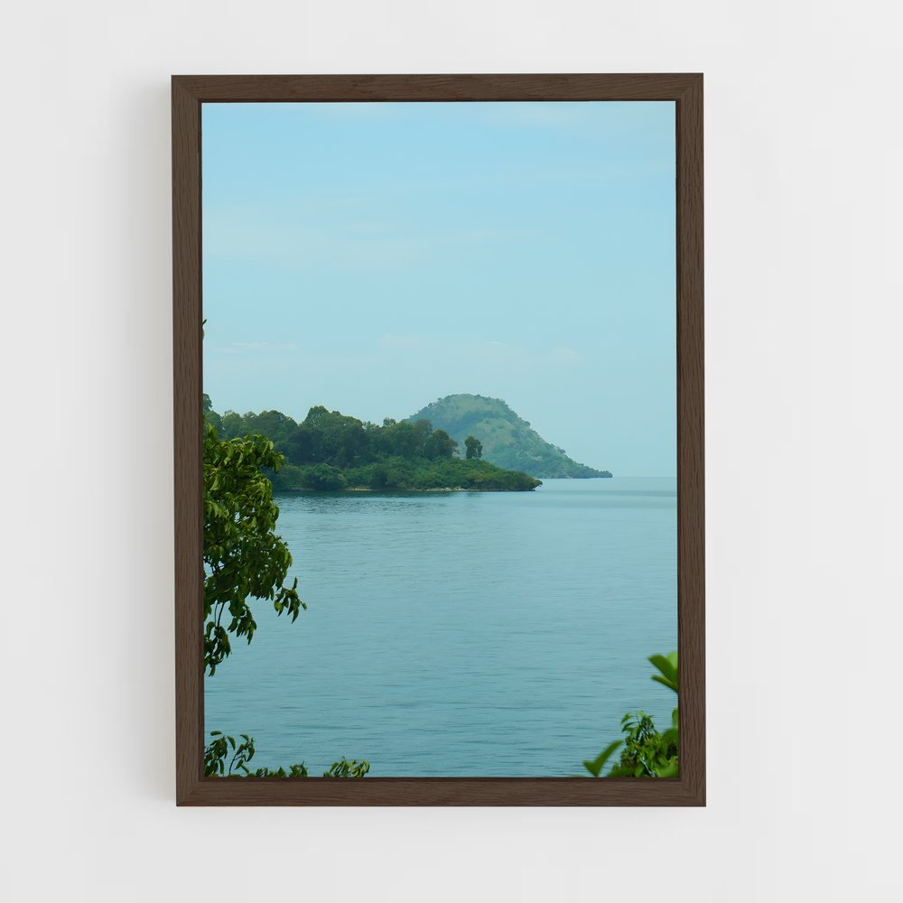 ap-lake kivu-3 cadre Bois foncé
