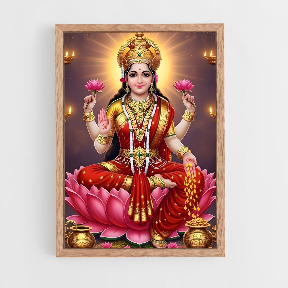 ap-lakshmi-10 cadre Bois clair