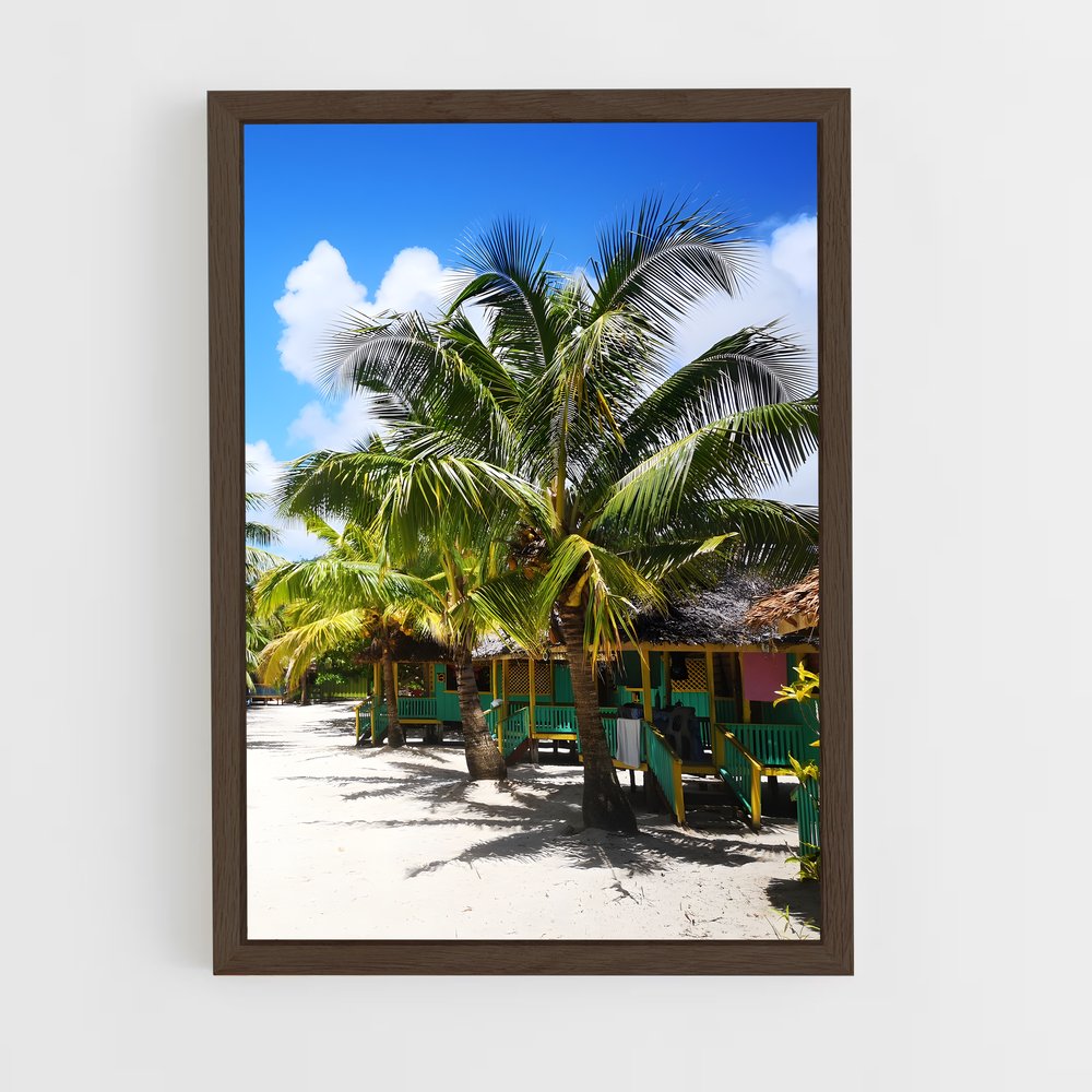 ap-lalomanu beach-1 cadre Bois foncé