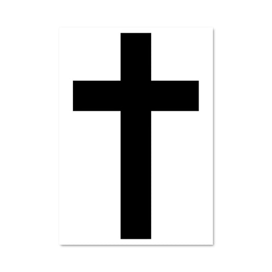 Poster Croix Élégante