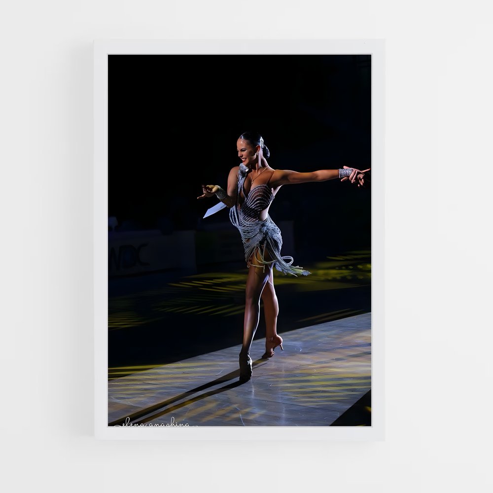 ap-latin american showdance-7 cadre Blanc