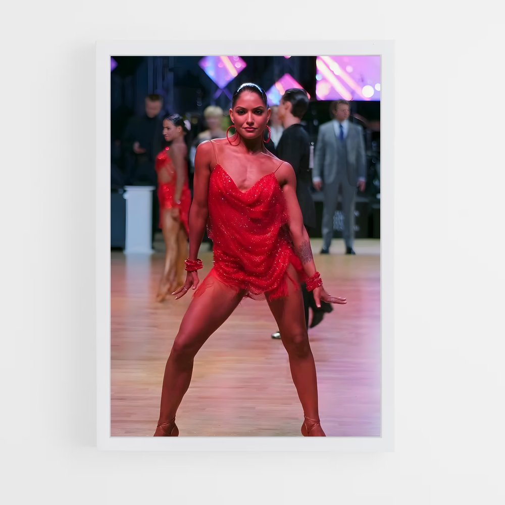 ap-latin american showdance-8 cadre Blanc