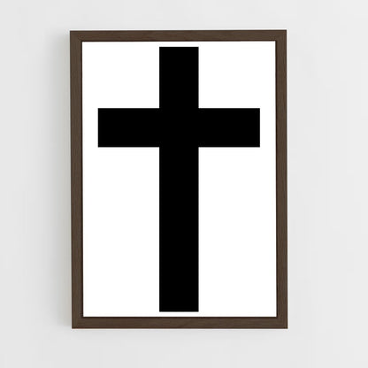 ap-latin cross-1 cadre Bois foncé