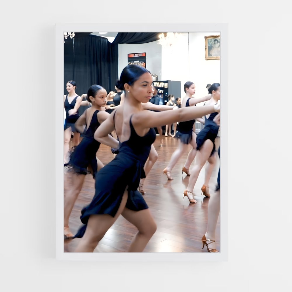 ap-latin dance-7 cadre Blanc