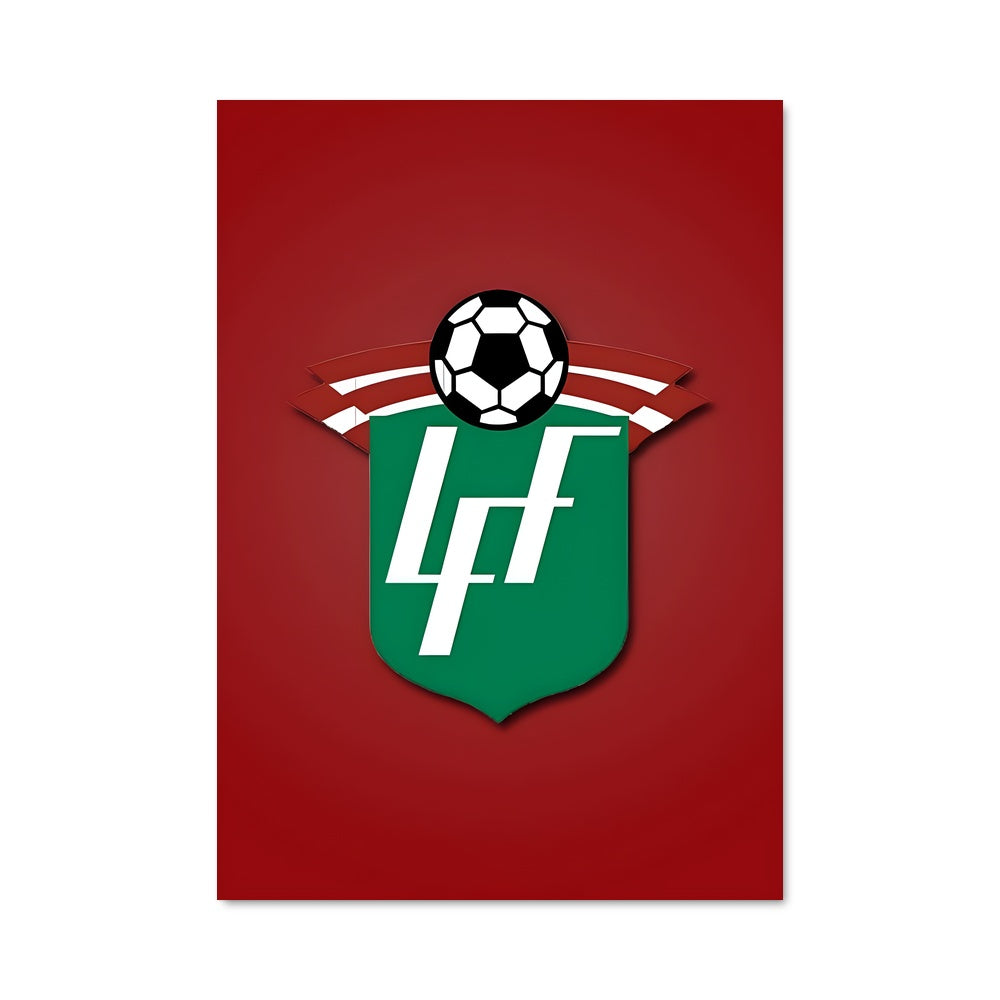 Poster Football Latvia