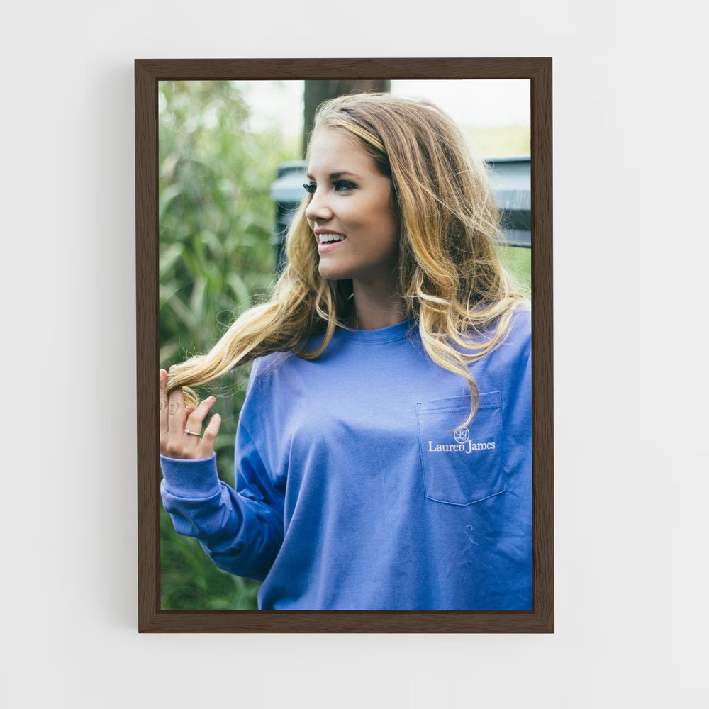 ap-lauren southern-2 cadre Bois foncé