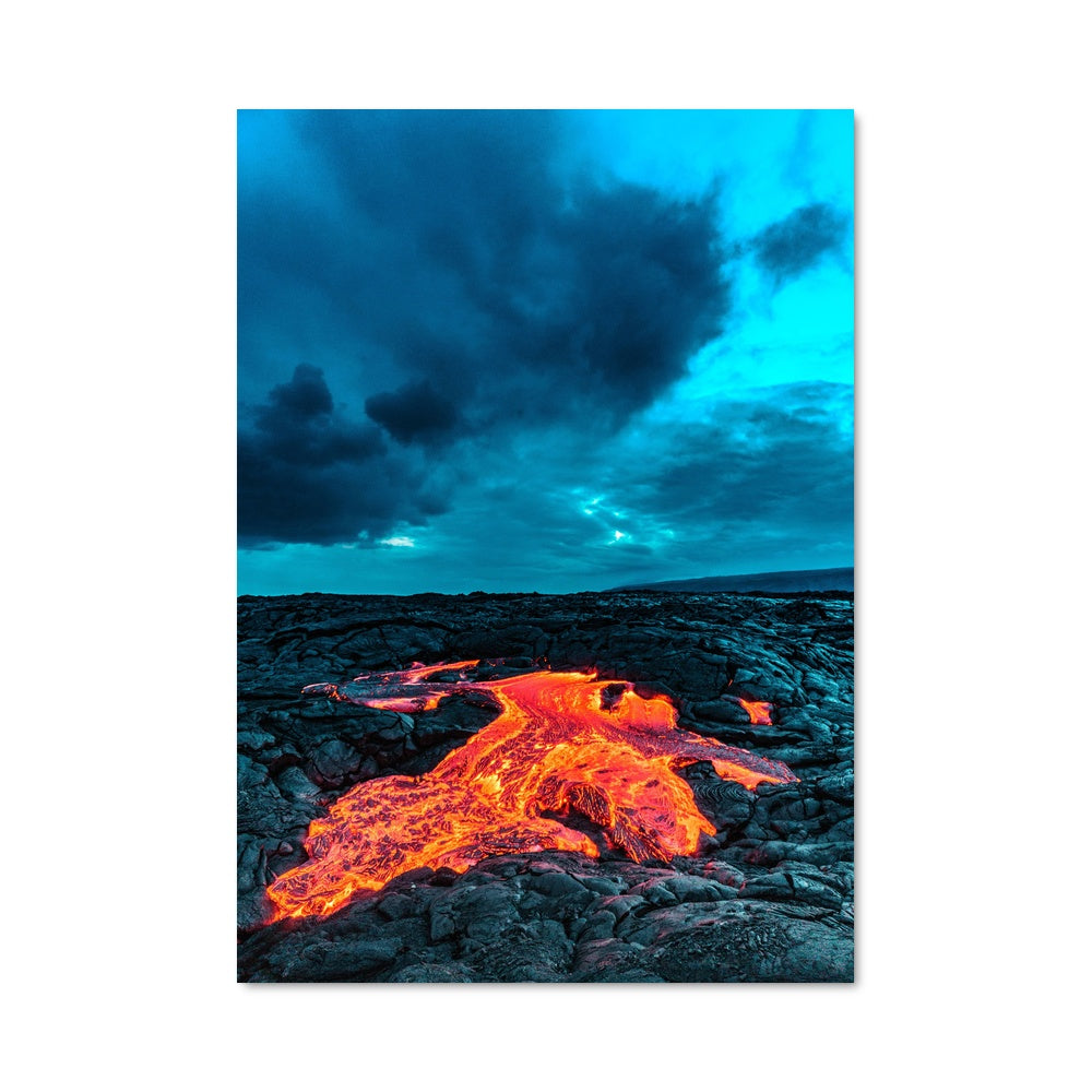 Poster Lava flow 96170
