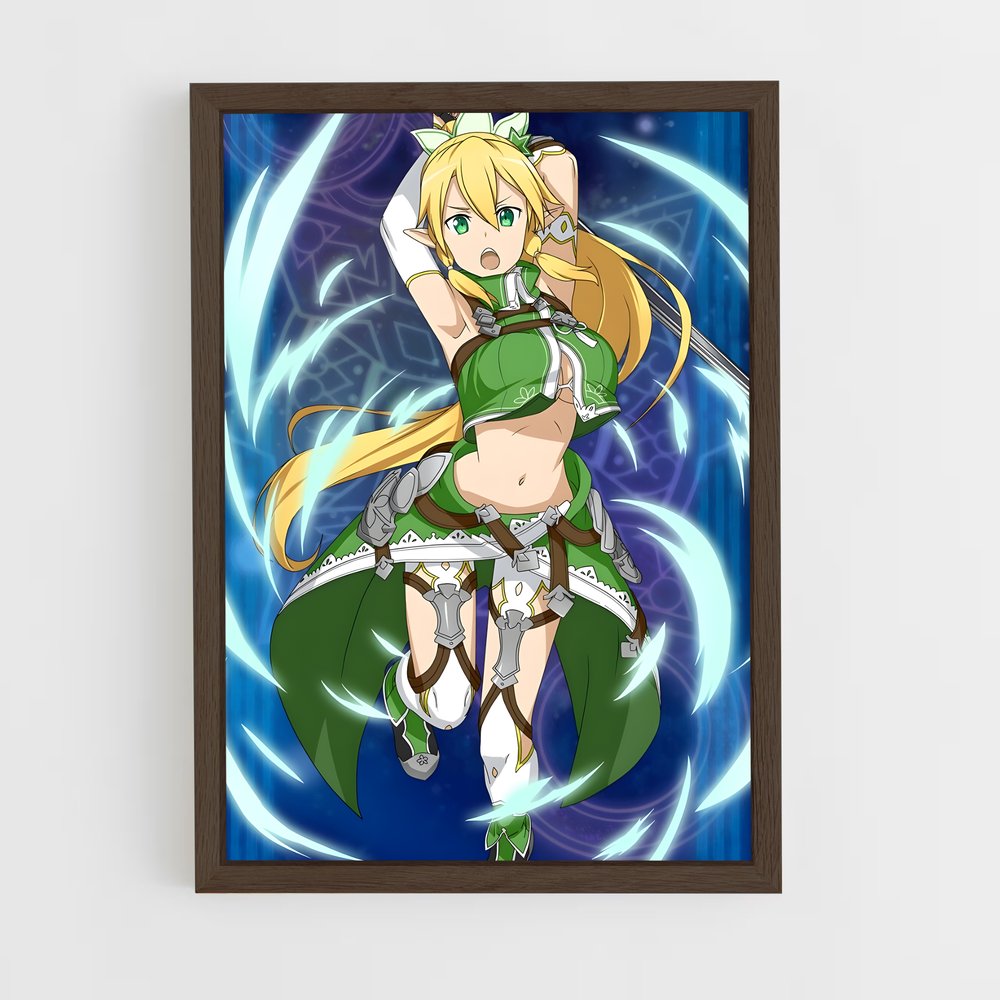 ap-leafa-4 cadre Bois foncé