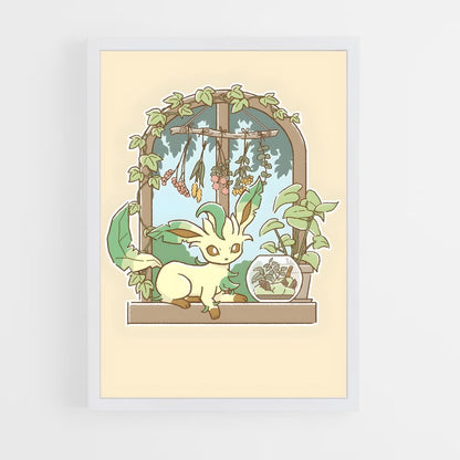 ap-leafeon-11 cadre Blanc