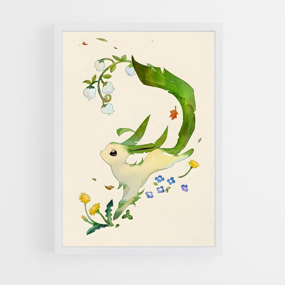 ap-leafeon-5 cadre Blanc