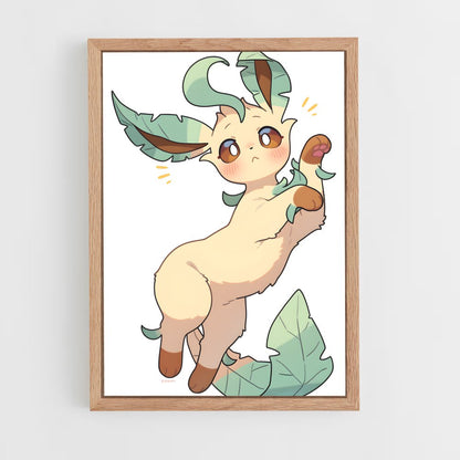 ap-leafeon-6 cadre Bois clair