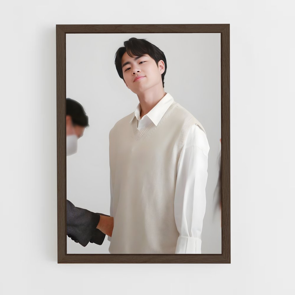 ap-lee kyung-kyu-10 cadre Bois foncé